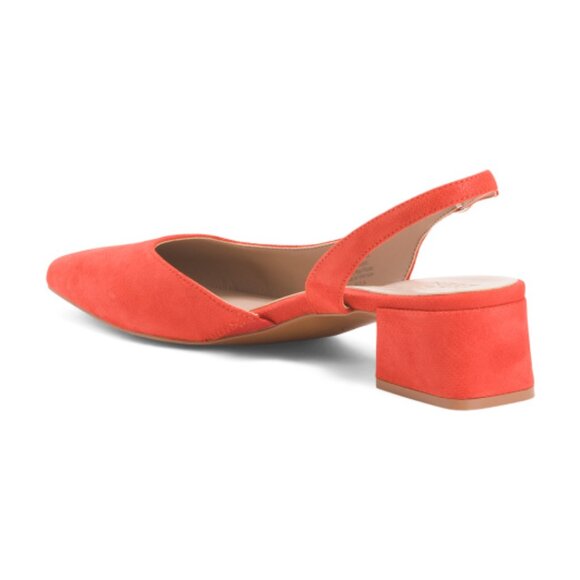 NATURALIZER PREMIUM Suede Jayla Slingback Heels - Picture 2 of 3